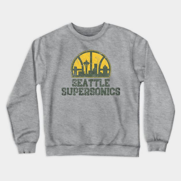 Seattle SuperSonics 1967 Crewneck Sweatshirt by Sultanjatimulyo exe